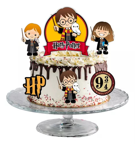 Topo De Bolo Harry Potter