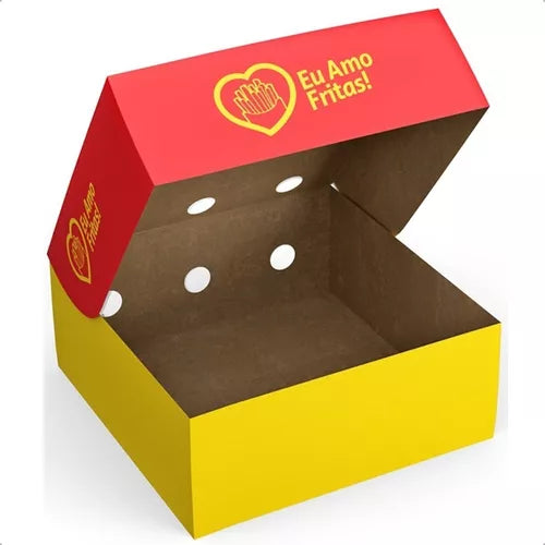 Caixa Delivery Batata Frita Viagem 15x15 M 500gr - 50un