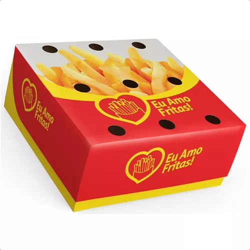 Caixa Delivery Batata Frita Viagem 15x15 M 500gr - 50un