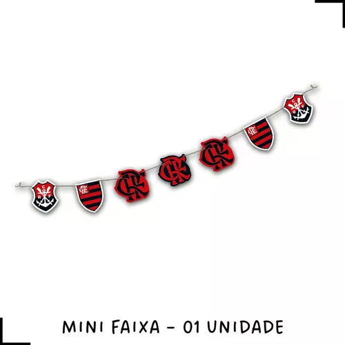 Kit Festa Aniversário Time Flamengo - Decoração C/ 54 Peças