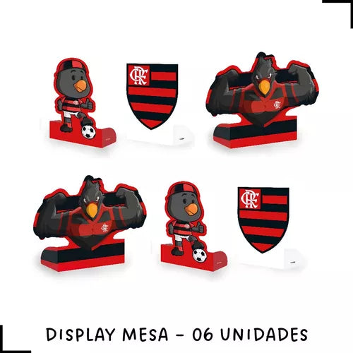 Kit Festa Aniversário Time Flamengo - Decoração C/ 54 Peças