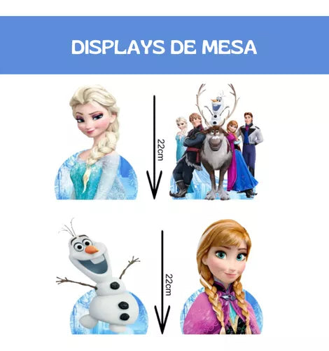 Kit Só Um Bolinho - Frozen - Festa Em Casa - Mesversário - Aniversario