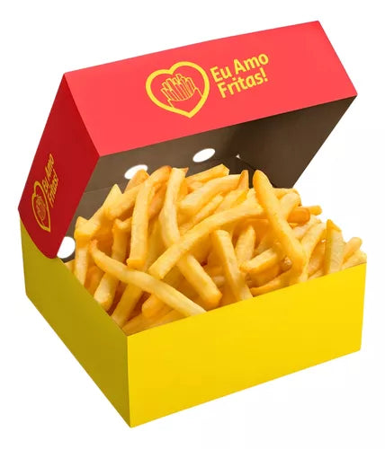 Caixa Delivery Batata Frita Viagem 15x15 M 500gr - 50un